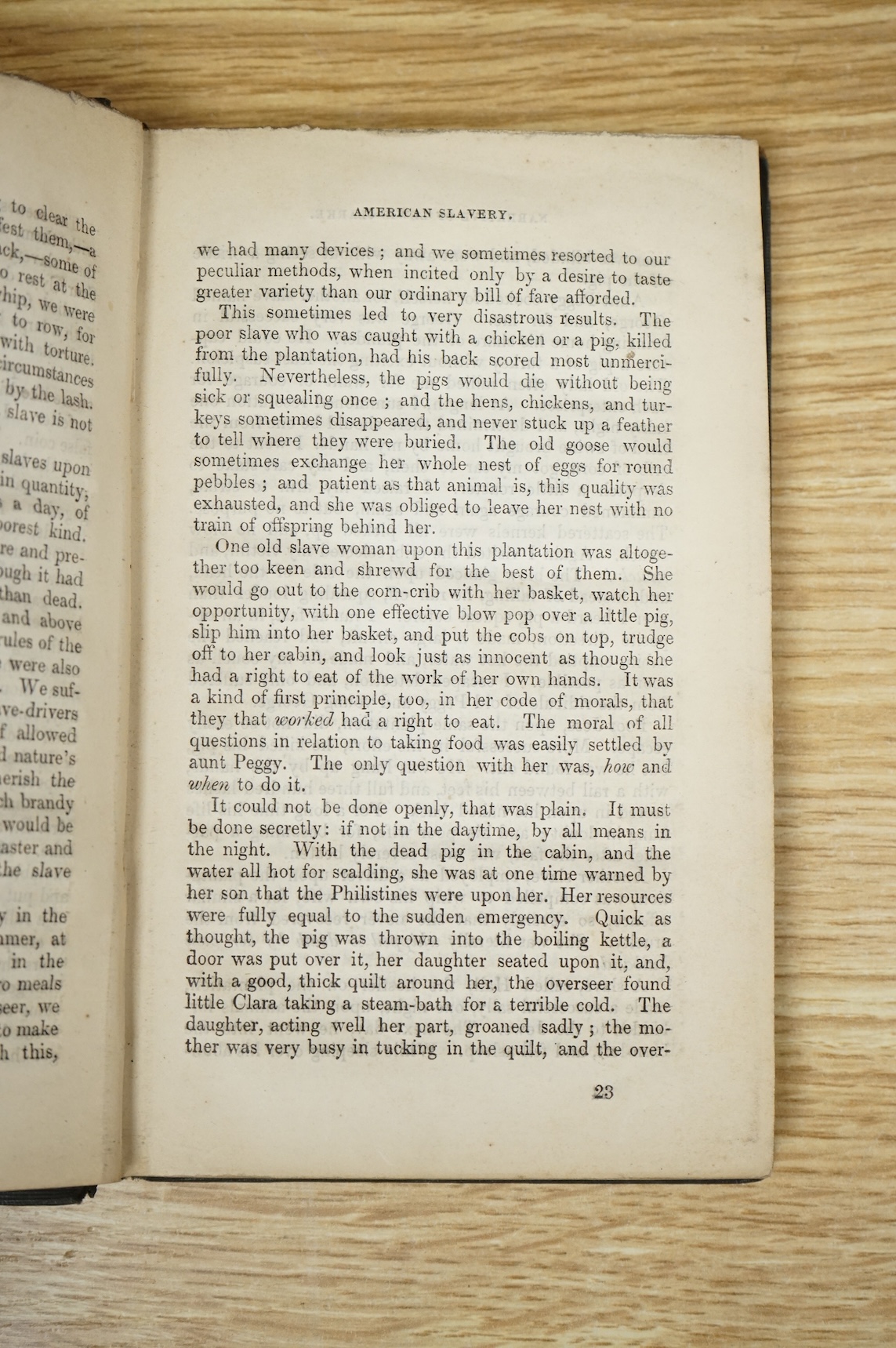 [Clarke, Lewis] - Interesting Memoirs and Documents relating to American Slavery, and the Glorious Struggle now making for Complete Emancipation. original blind decorated cloth, sm. 8vo. Chapman, Brothers, 1846